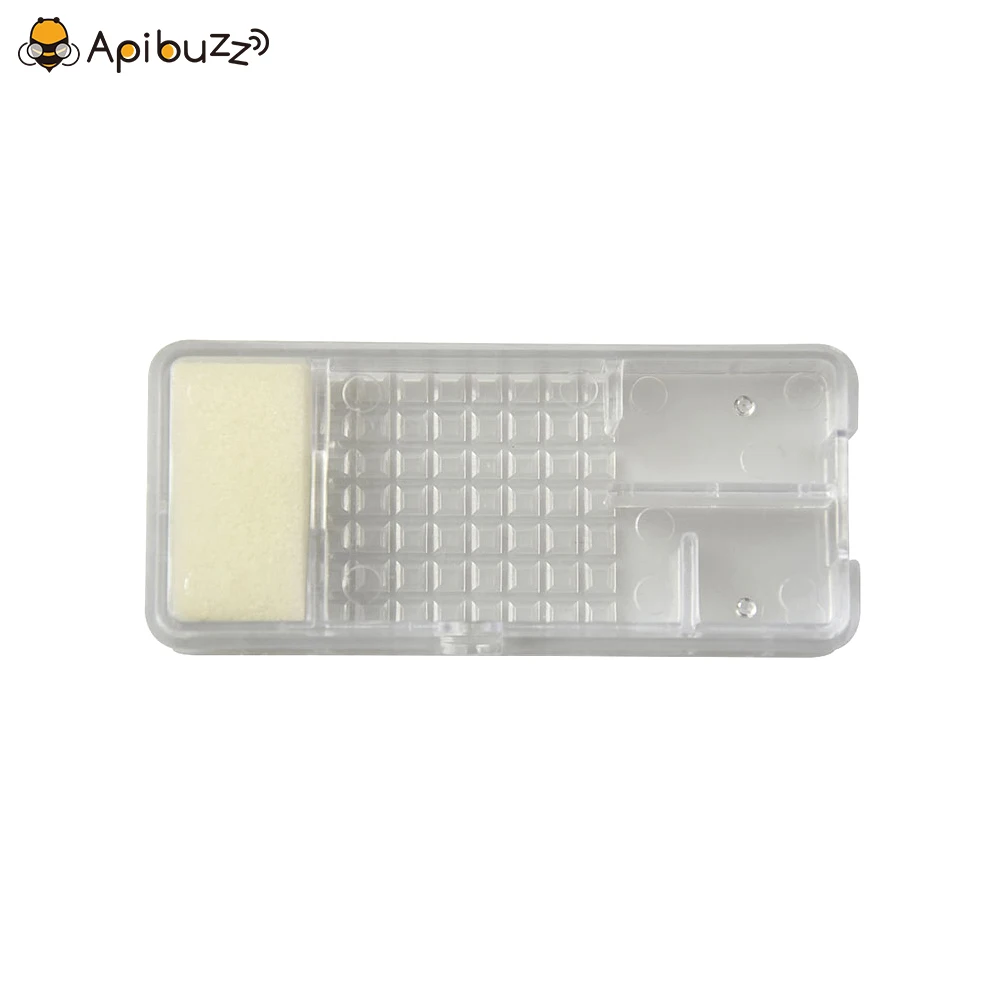 10Pcs Plastic Queen Bee Shipping Cages with Absorbent Sponge and Feeding Area - Ideal for Queen Bee Rearing or Breeding Bees