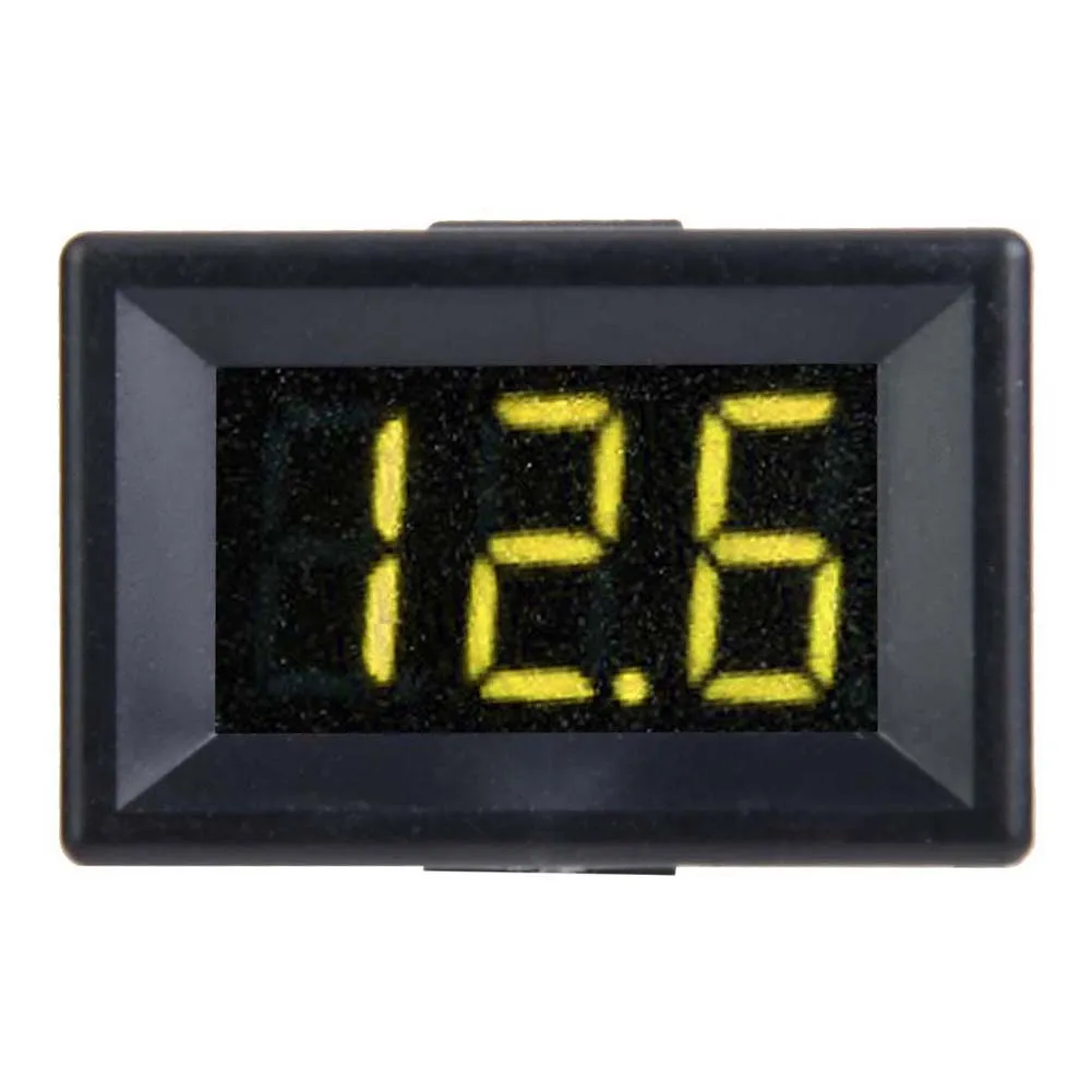 Voltímetro digital medidor de tensão voltímetro digital 0.36 polegada três fios 0-100v display led medidor de tensão voltímetro à prova dwaterproof água