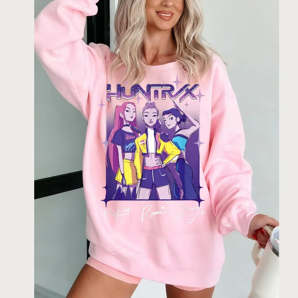 Nuovo Kpop Devil Hunter Pullover Abbigliamento per bambini Abbigliamento da donna Moda Ragazzi Vestiti Primavera Autunno Felpa Top