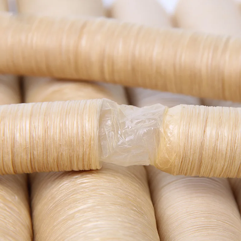 15M Dry Sausage Casing Stuff Sausage Sleeve 17/20/23/26/30mm Caliber Suitable for Homemade Hot Dog Packaging Tools