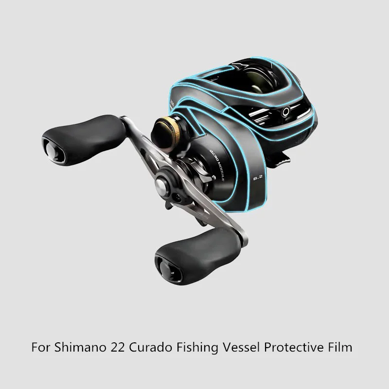 

Iridescent PET Film For Shimano 22 Curado Baitcasting Reel. Holographic Clear Protective Sticker Anti-Scratch Fishing wheel film