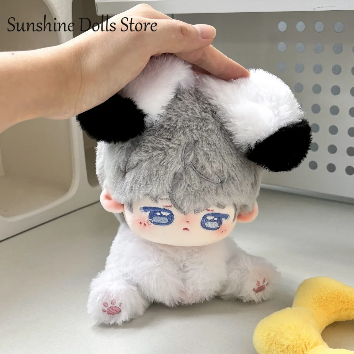 15 cm Anime Love and Deepspace Zayne Xavier Sylus Rafayel Monster Körper Sitzhaltung Flauschige Puppen Maumet Puppet Maskottchen Geschenk