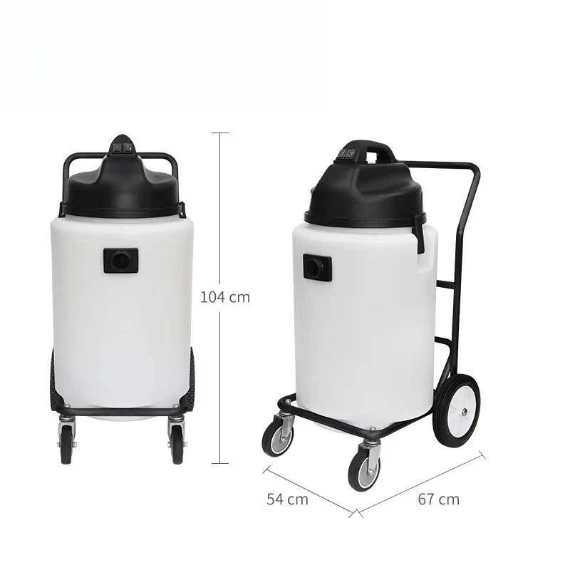 Водонепроницаемое оборудование для чистки пола в отеле, 90 л, сверхмощный коррозионностойкий пластиковый влажный промышленный пылесос