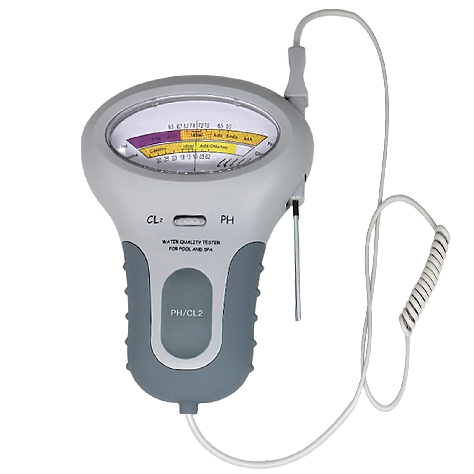 Acuario PH y CL2 2 en 1 Probador de Calidad del Agua pecera piscina Spa prueba de cloro analizador Accesorios