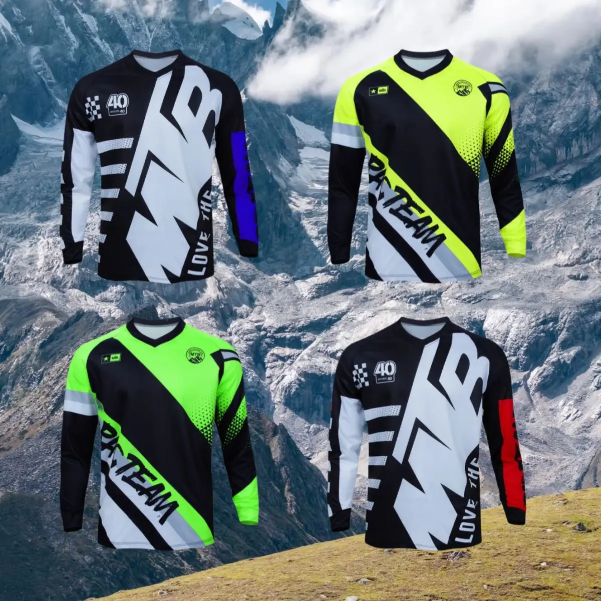 

Off-road Mountain Bike Racing T-shirts, Bicycles, Motorcycle Jerseys, Off-road Motorcycle Shirts, MTB Racing Sports Quick-drying