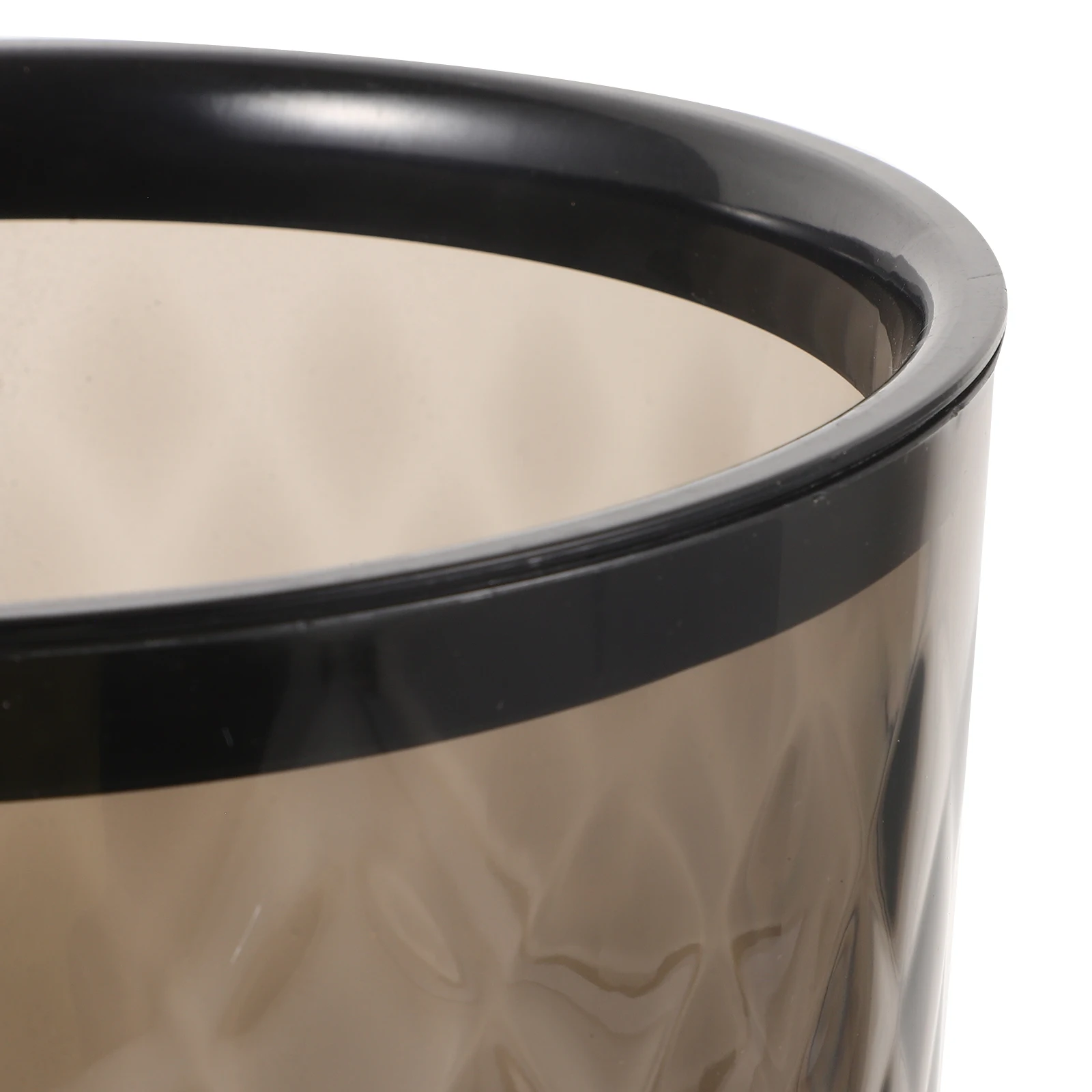 

Household Trash Can Plastic 5L Bathroom Bedroom Kitchen Waste Bin Compact Reusable Garbage Container Dustbin For Office