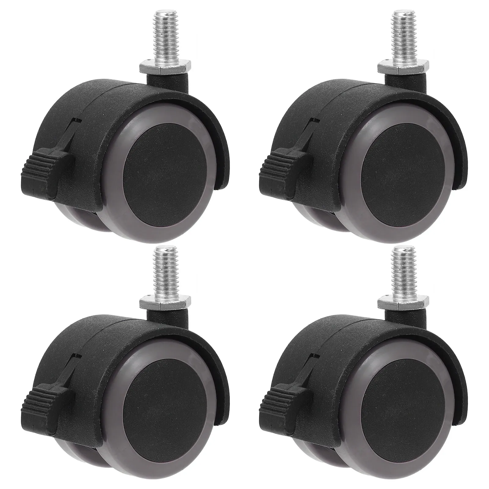 4 Pcs Caster Wheels Furniture Casters Replacement Accessory Chair Replacementoffice Accessories Parts Desk