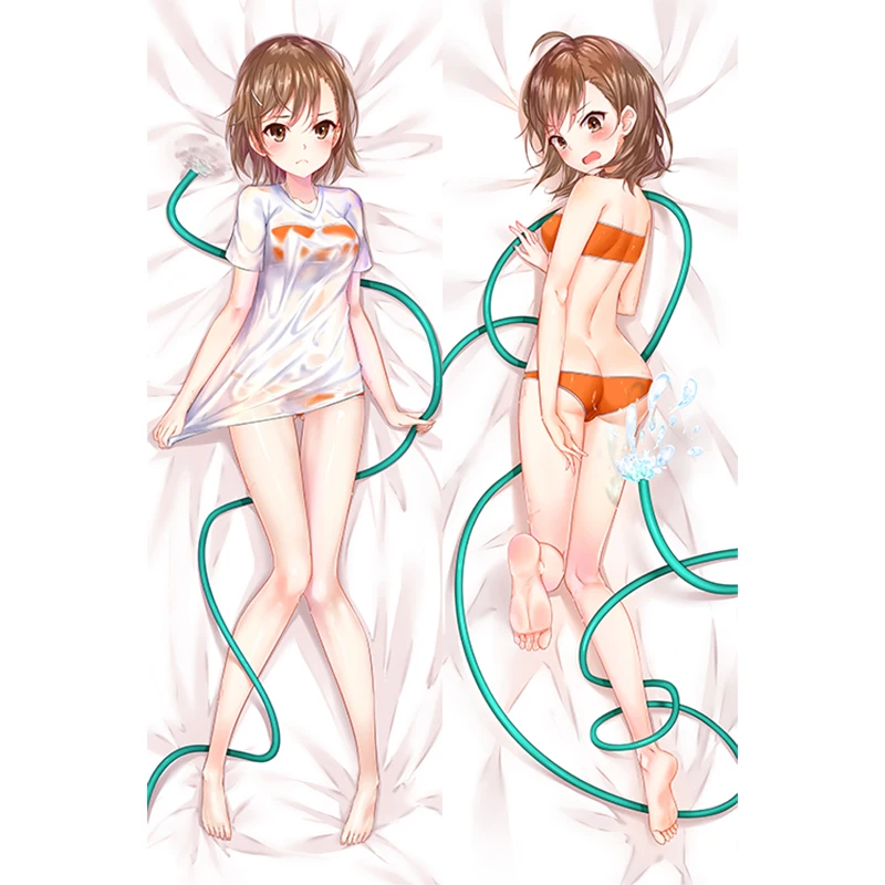 Dakimakura Anime Mikoto Misaka Double-sided Pillow Cover Print Life-size body pillows cover Adult pillowcase 2024