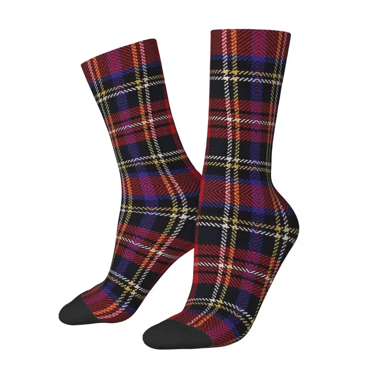 Royal Stewart Scottish Clan Tartan Socks Harajuku High Quality Stockings All Season Long Socks Accessories for Man Woman's Gifts