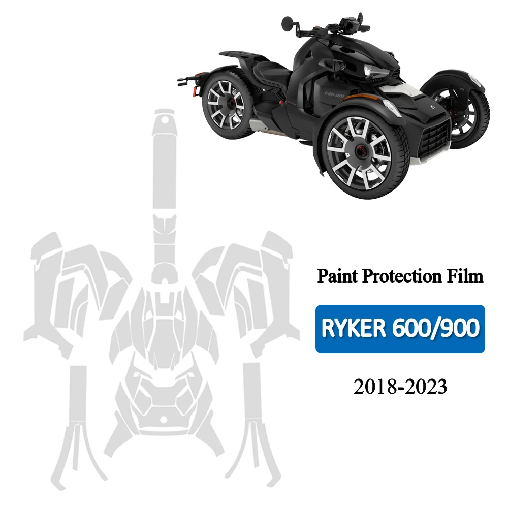 

RYKER 600 Motorcycle TPU Protection Film For CAN AM RYKER 900 Anti - Scratch Set Body Paint Fairing Protective Films Accessories