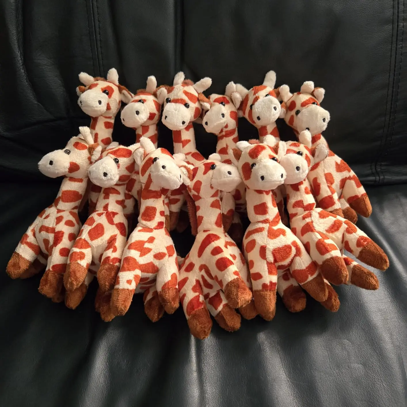 6/12個入り キリンのぬいぐるみ まとめ買い 6インチ キリンのぬいぐるみ サファリぬいぐるみ 動物園 野生動物 パーティーデコレーション クリスマスギフト