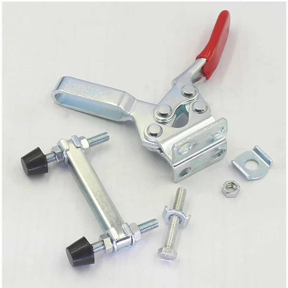 1Pcs Horizontal Toggle Clamp FA2001B-FA2010B Dual Head Type Clamps U-shaped Bar Hand Tool For Woodworking Joinery
