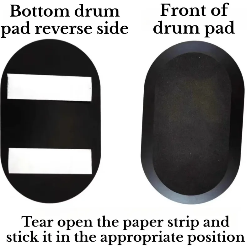 Rubber Drum Mute Pad Thicken Shockproof Noise-reducing‌ Non-slip Wear-resistant Drum Practice Pad‌ Musical Instrument Accessory view 5