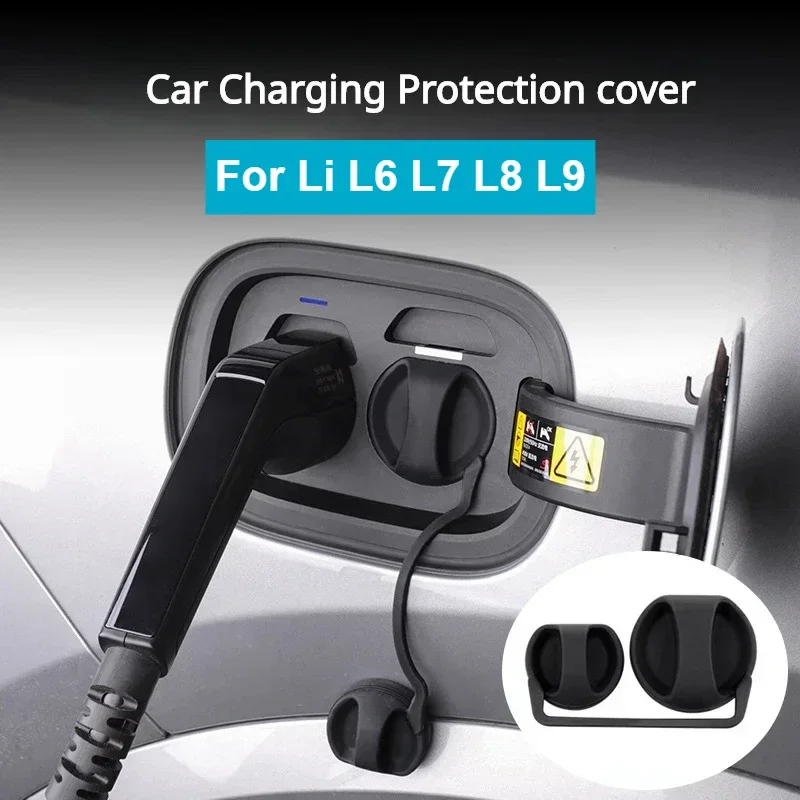 

For Li LiXiang L6 L7 L8 L9 Leading Ideal 1 Pcs Charging Port Protection Cover Waterproof Anti-dust Rubber Cover Fit L6/ L7/L8/L9