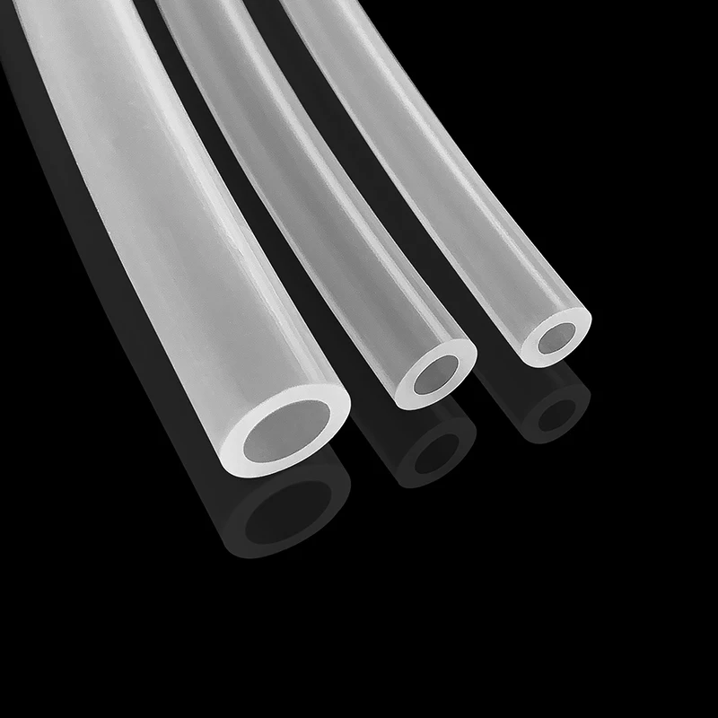 5/10M Food Grade Transparent Silicone Tube ID 2-14mm Nontoxic Temperature Resistant Flexible Pipe for Drinking/Plumbing
