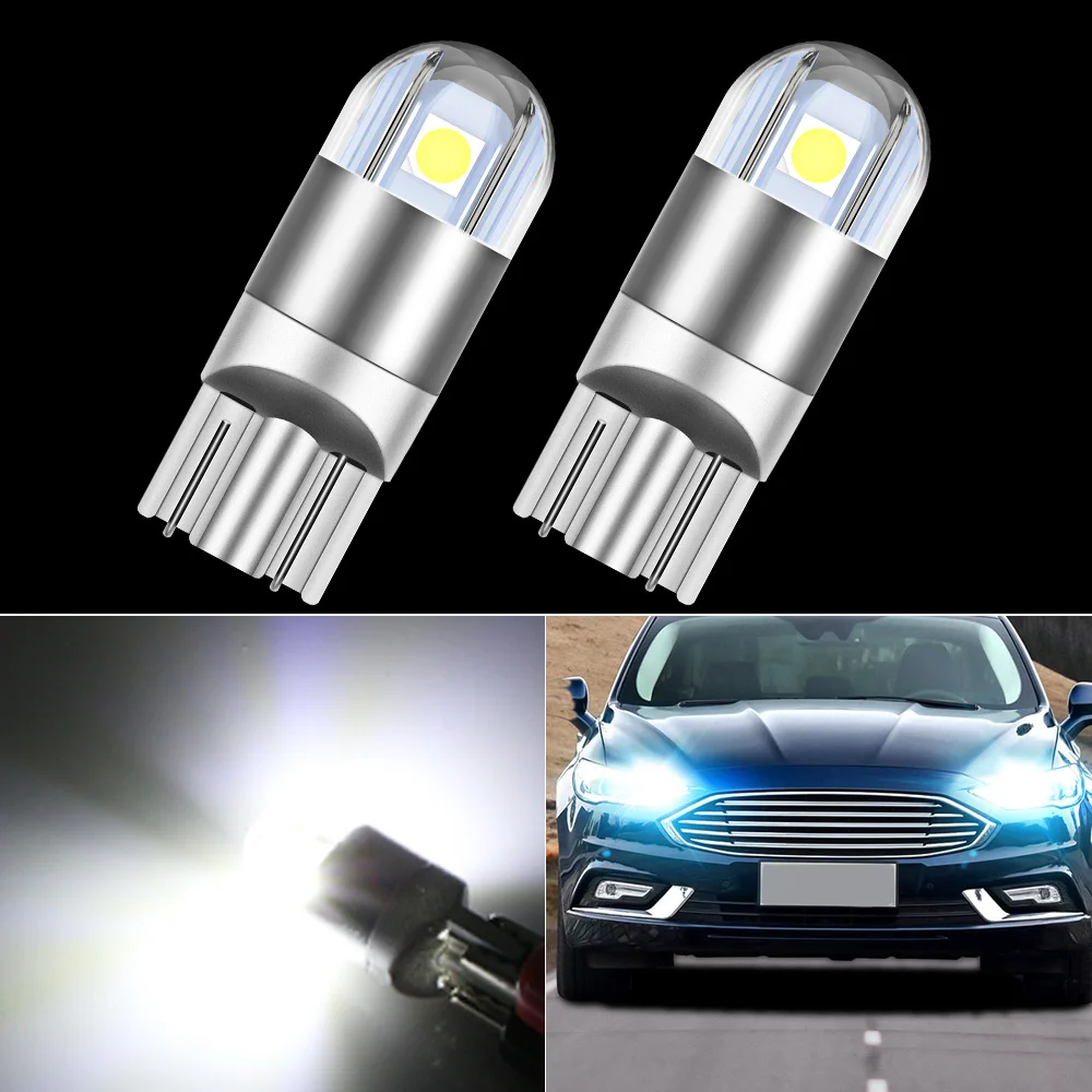 2pcs LED Clearance Light Lamp W5W T10 For Ford C-Max Fusion Focus Fiesta Galaxy Ka Kuga Mondeo Ranger S-Max Edge Mustang Transit