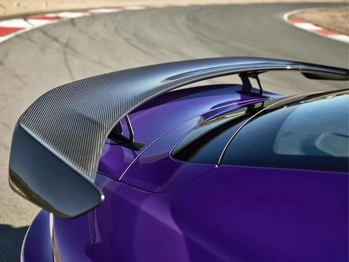Style Auto Parts Rear Wing Spoiler Body Kits Dry Carbon Fiber  Rear Wing (Half Carbon Fiber)