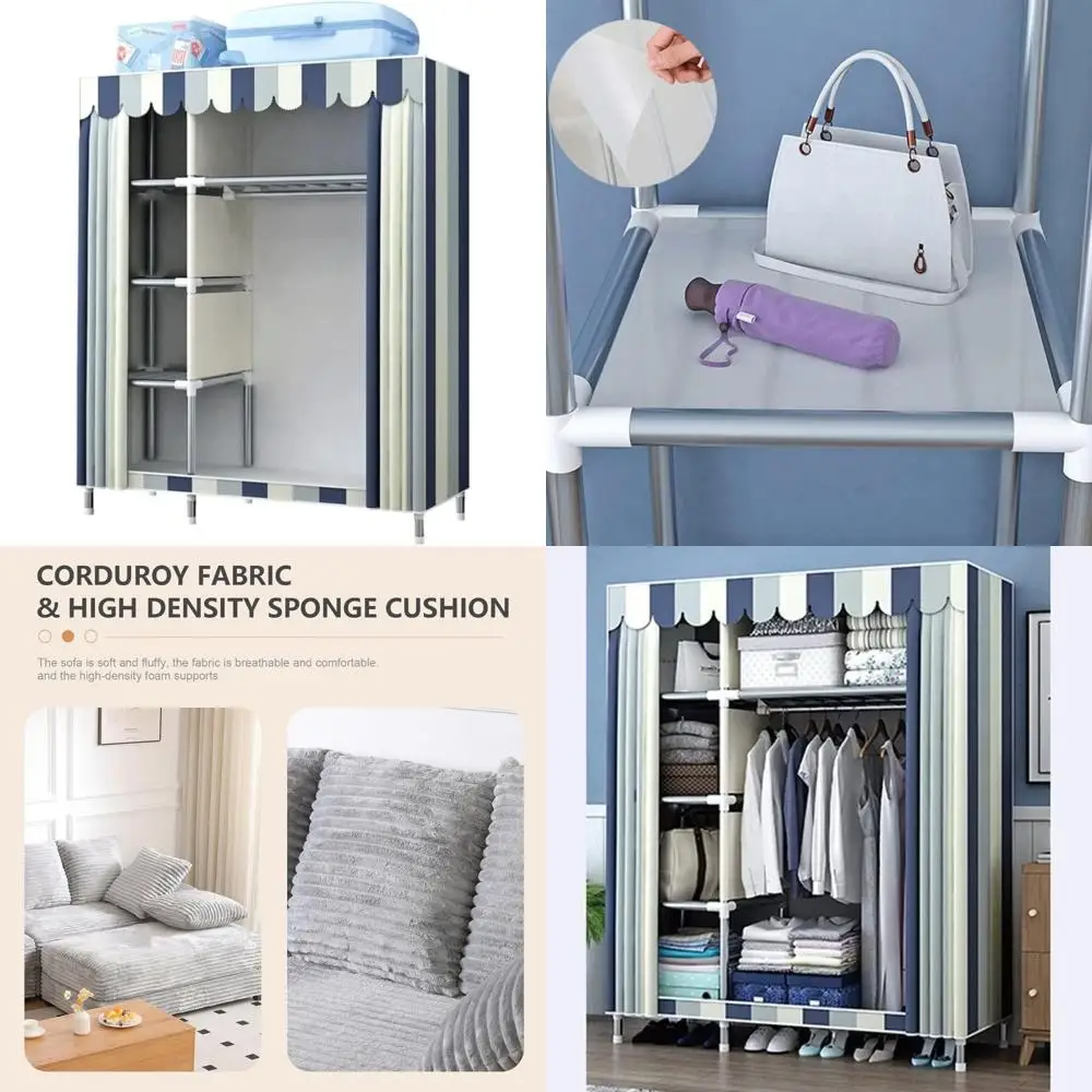 

Oversized Modular Sectional Sofa with Deep Seating, Storage Ottoman, Plush Cloud-Like Comfort, 8 Pillows Included, Ideal for Lar