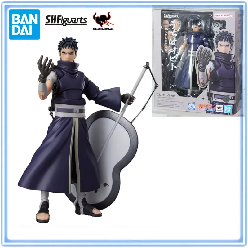 

Bandai Original S.H.Figuarts NARUTO Obito Uchiha Action Figures Active Joints Model Desktop Decoration Gift