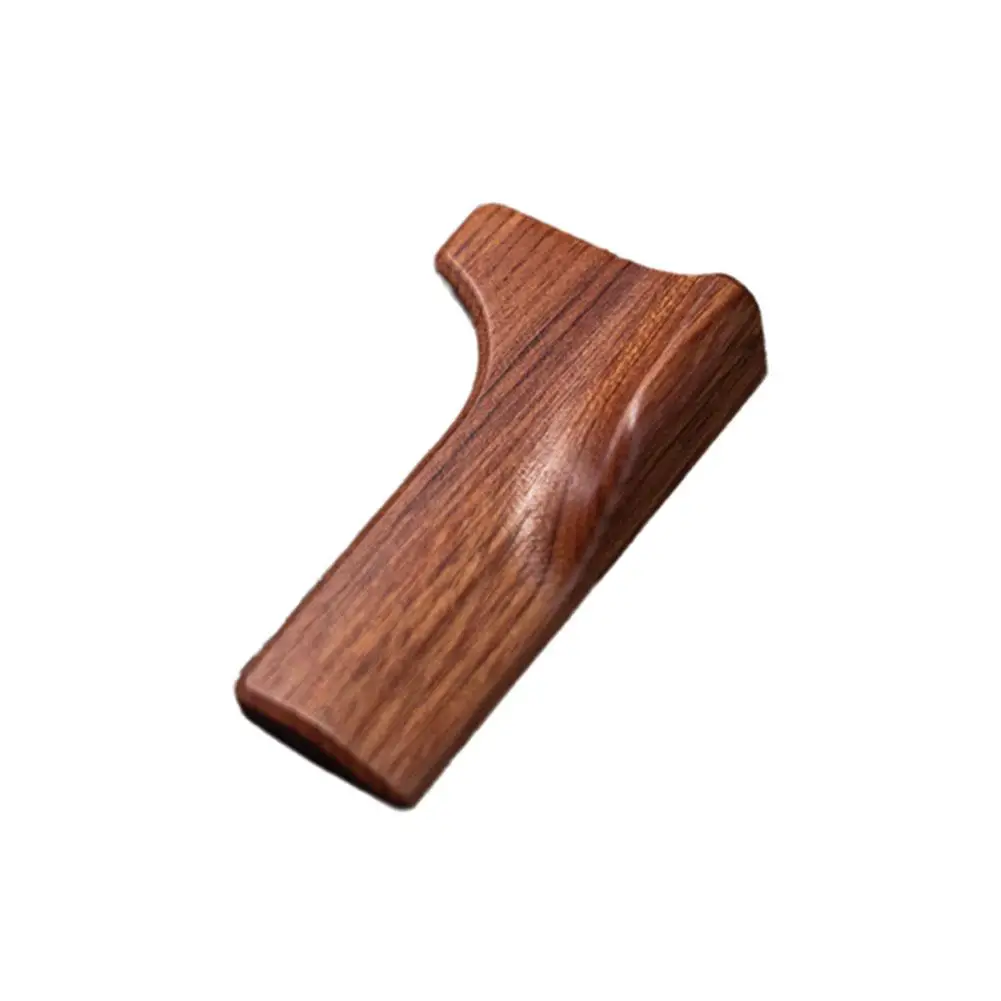 For Zfc Wooden Finger Grip Self Adhesive Lightweight Wood Camera Grip Handle Finger Solid Accessories S9y8