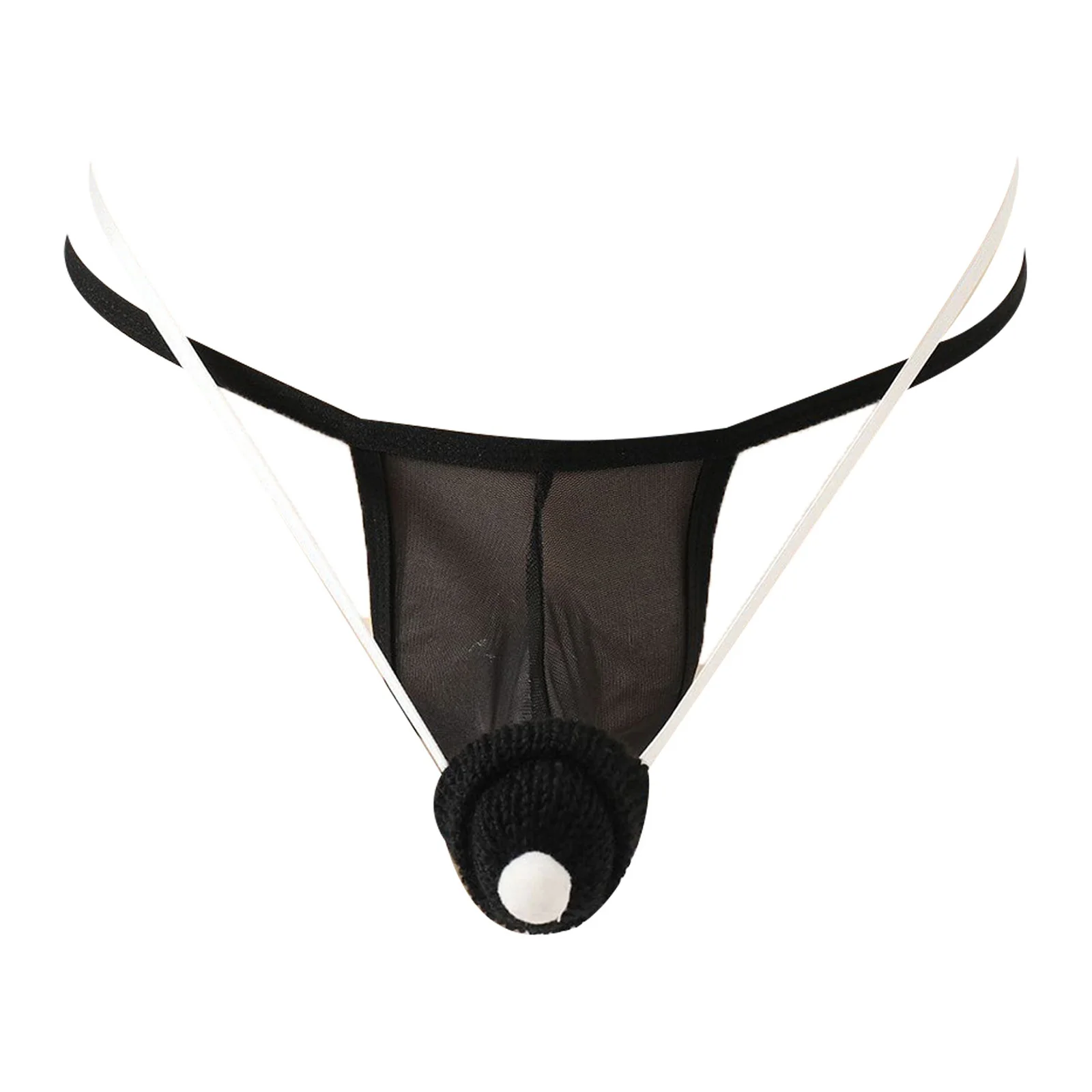 

Men G-string Thongs Adult Gays Sheer Mesh See Through Underpants T-back Thong Funny Lingerie Gays Tempting Nightwear Briefs