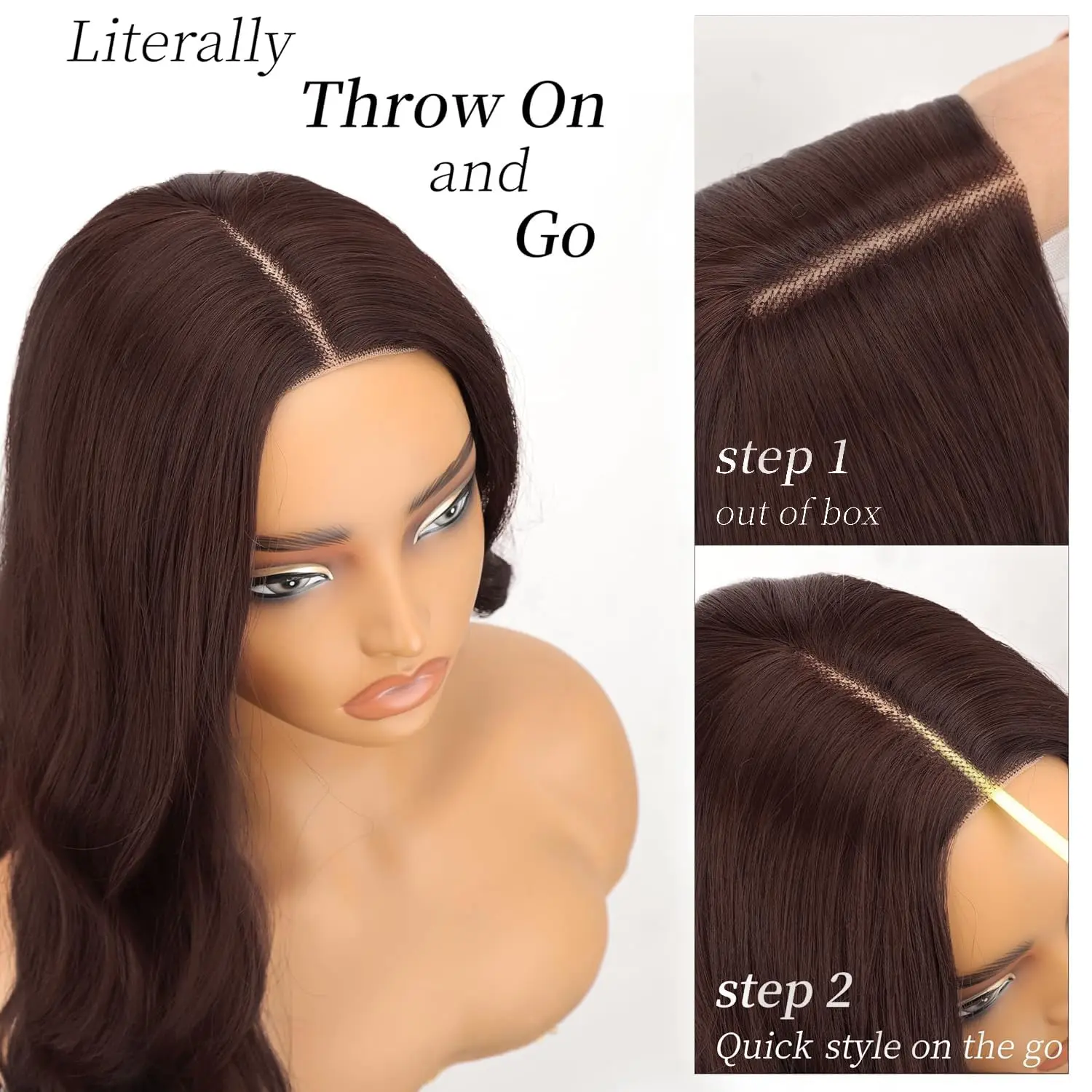 Thumbnail 3 - #59 Latest Middle Part Lace Wigs Offers