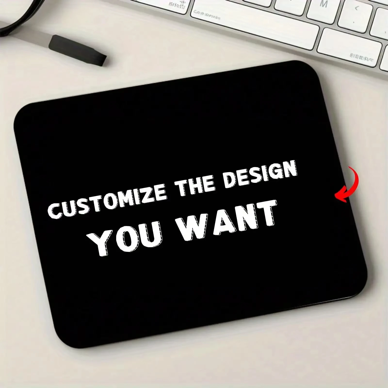 

Personalized Custom Mouse Pad Custom Image Text Printed Non-Slip Waterproof Desk Mat for Gaming Office Home Decoration Gift