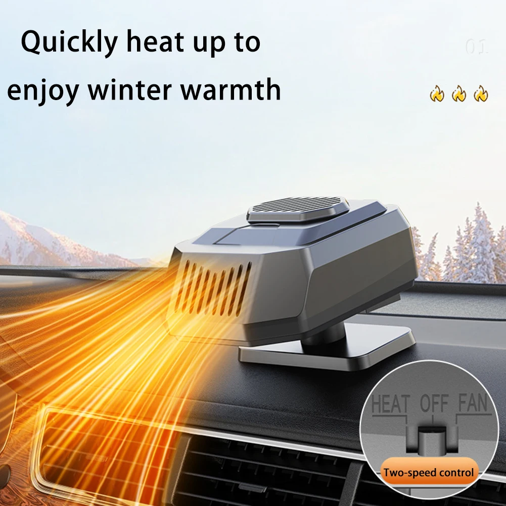 

12V 150W Electric Car Heater Air Cooler Fast Heating Defroster Heating Fan Car Heater & Cooling Fan for Winter Humid Weather