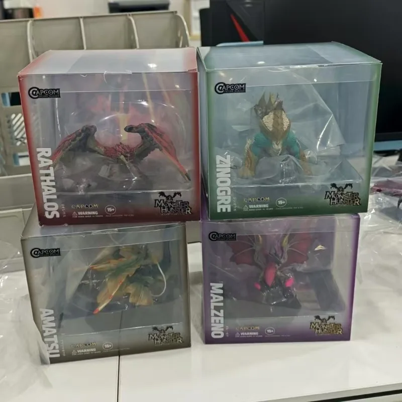 

Original in Stock Monster Hunter Zinoger Malzeno Amatsu Rathalos Action Figure Toys for Boys Girls Gift