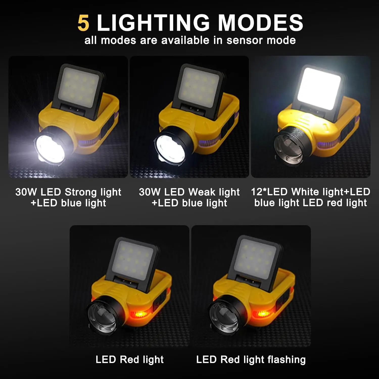 قابلة للشحن LED الجبهة كشافات 1000LM قوية مصباح يدوي صغير محس حركة قبعة كليب مصباح مقاوم للماء للتخييم مصباح الصيد #2