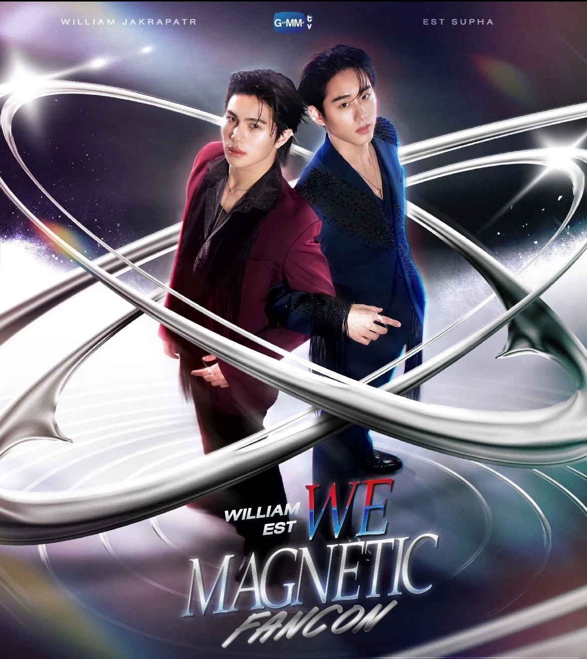 

Official Thailand Star LYKN Thame - Po Heart That Skips a Beat WilliamEst Wesley Poster With Signiature Fancon We Magnetic