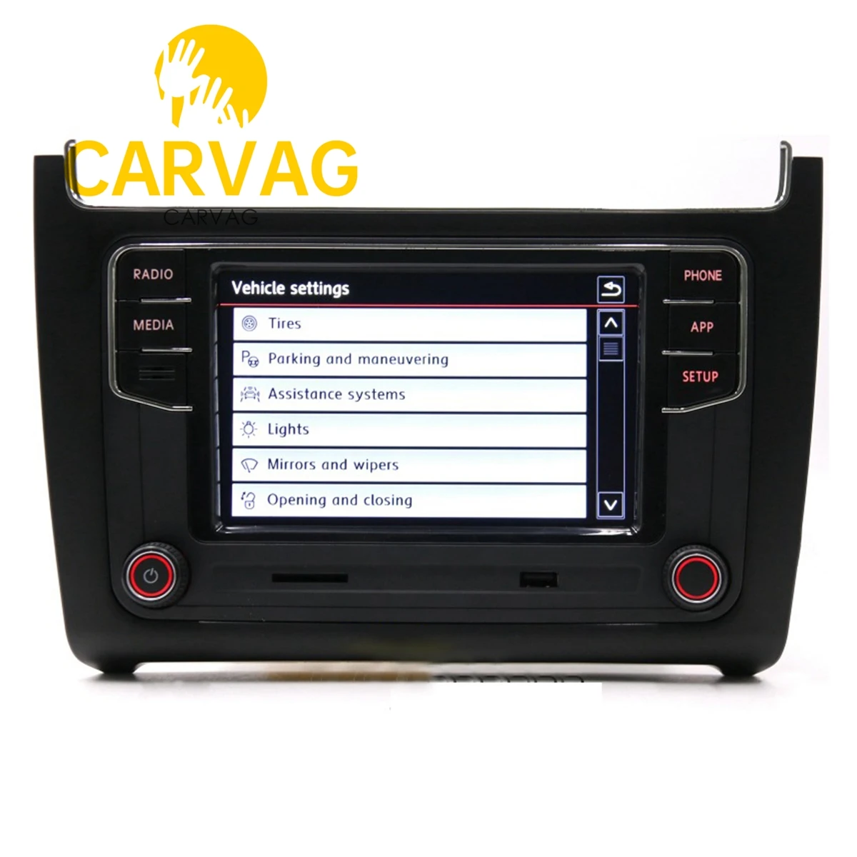 For MQB POLO 6C Carplay MIB RCD330 187B Radio 6.5