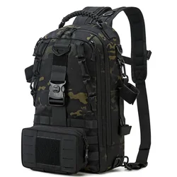 Outdoor Hiking Sports Tactical Backpack Nylon Waterproof Men Women Cycling Fishing Camping Travel Bag Trekking Climbing Rucksack
