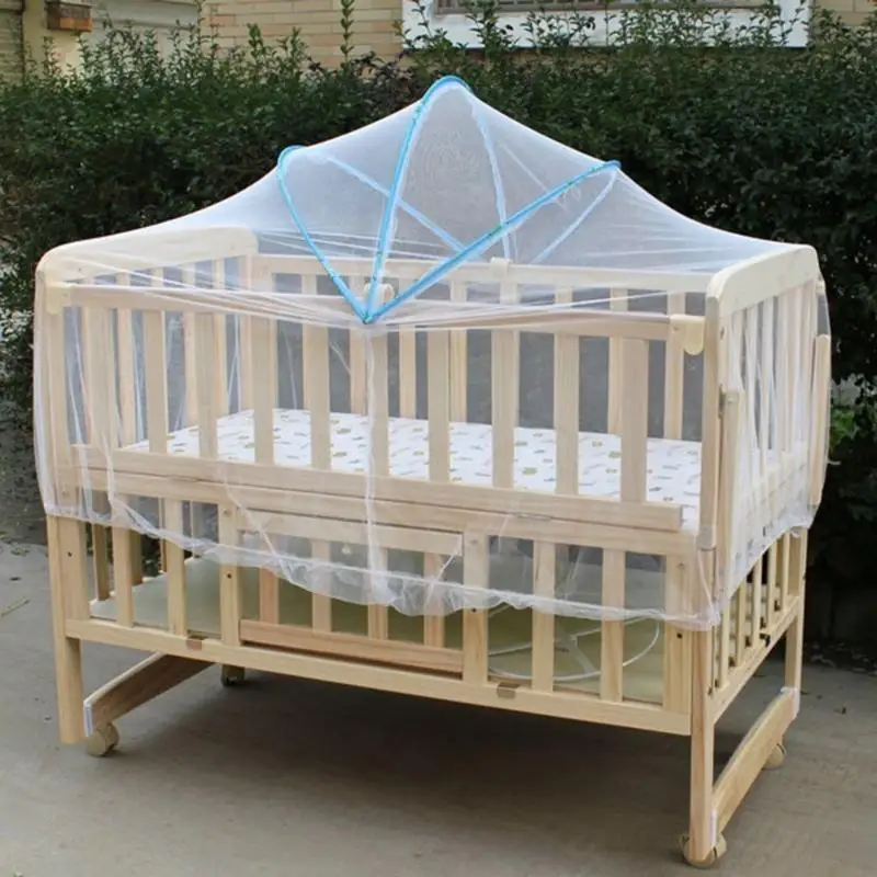 

K1KC Portable Infant Bed Support Tent Travel Friendly & Easy to Use Baby Bed Netting Cotton Net Soft & Comfortable Bed Net