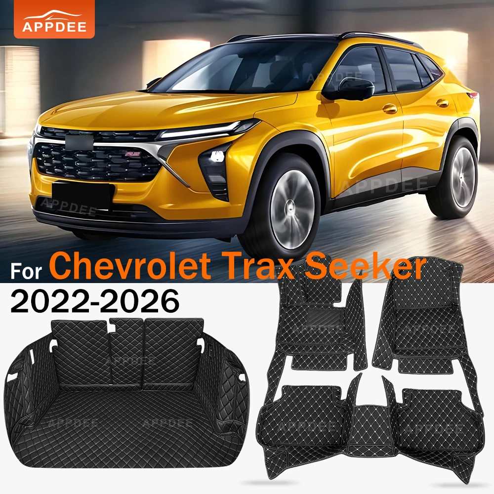 

APPDEE Car Floor Mats For Chevrolet Trax Seeker 2022-2026 Car Trunk Mats Cargo Liner Foot Pads Interior Accessories