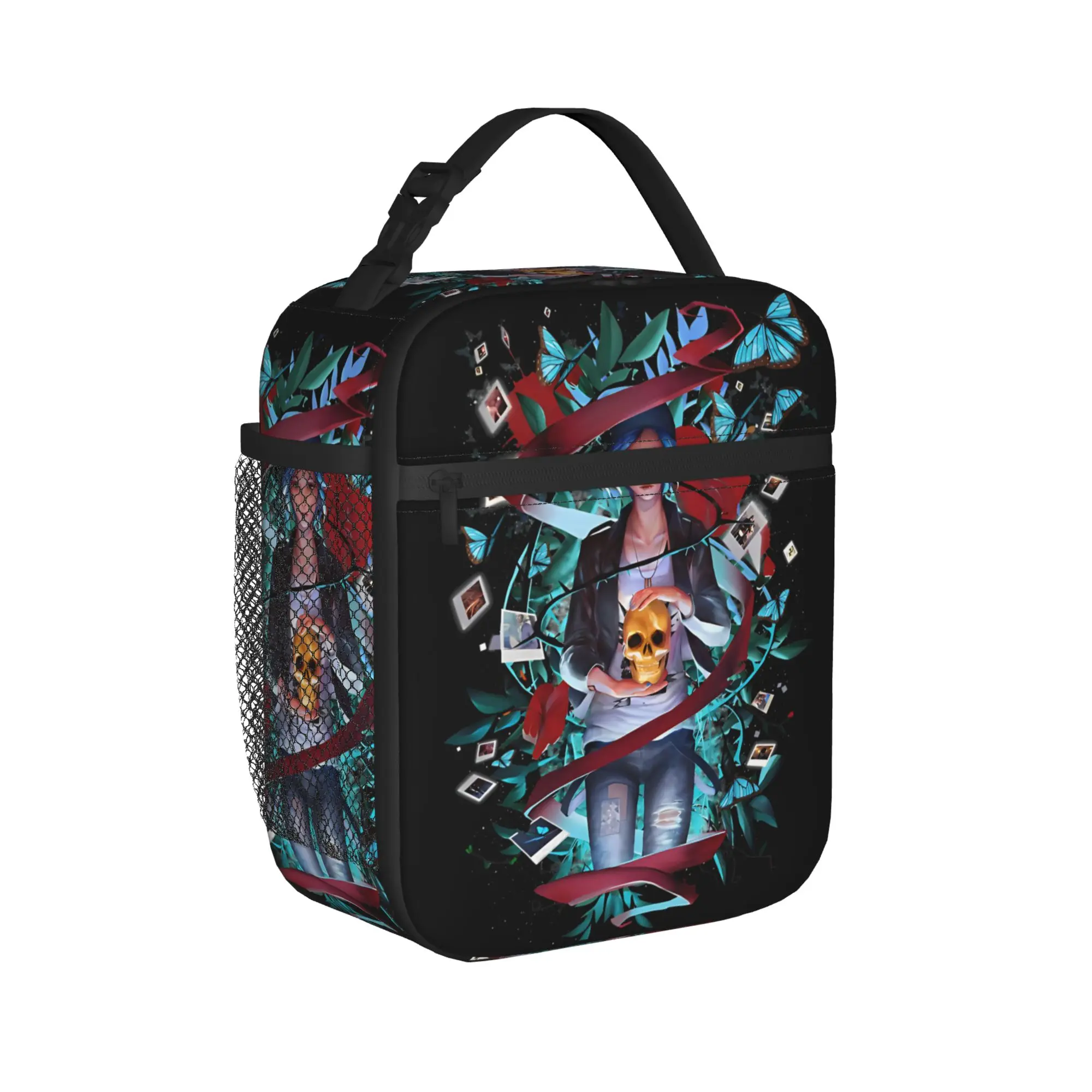Life is Strange Game Insulated Lunch Bags Thermal Bag Reusable,Meal Container  Large Lunch Box Tote Bento Pouch College  Outdoor