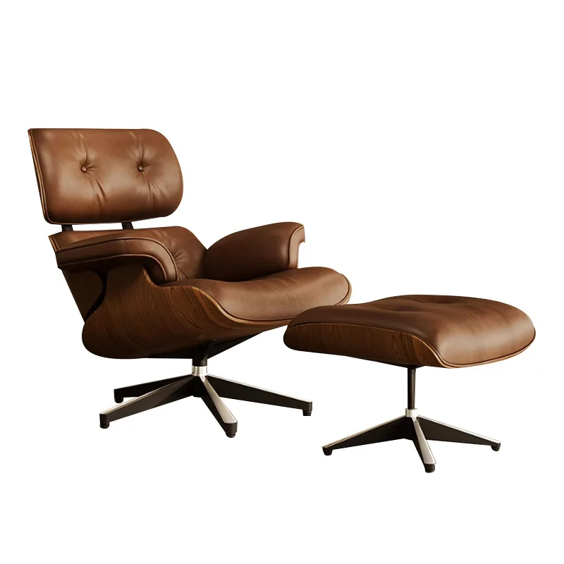 

Single recliner leather, rotatable lounge chair