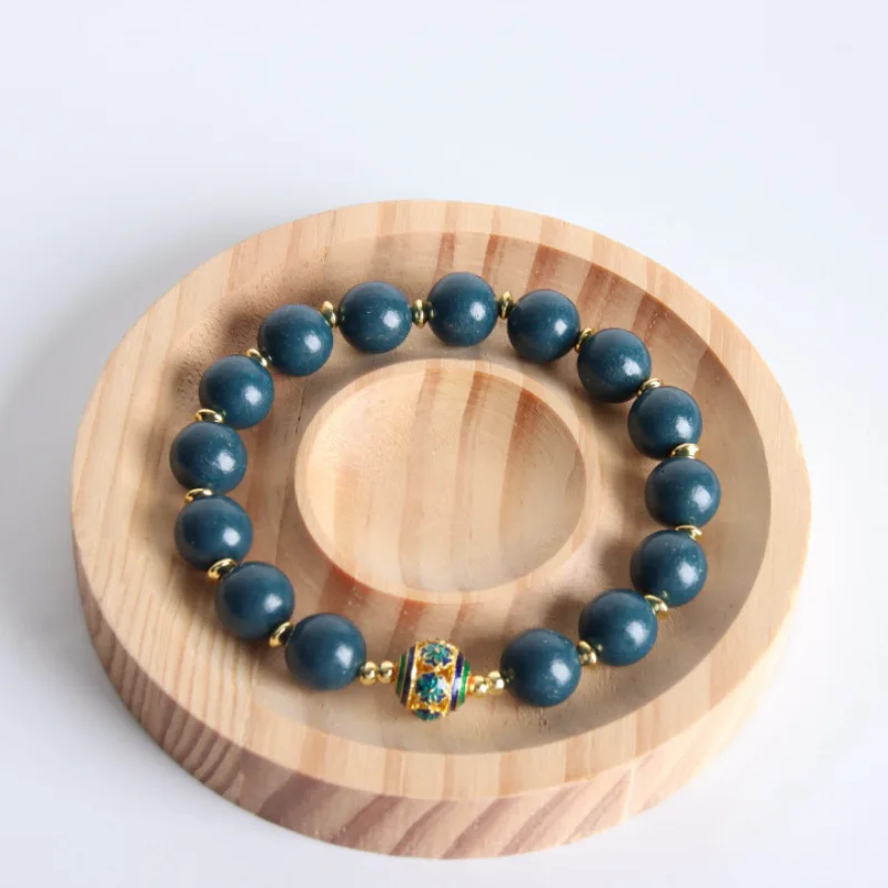 Exquisite jewelry fragrant beads ancient handmade five-element design natural Chinese medicine bracelets agate bracelets