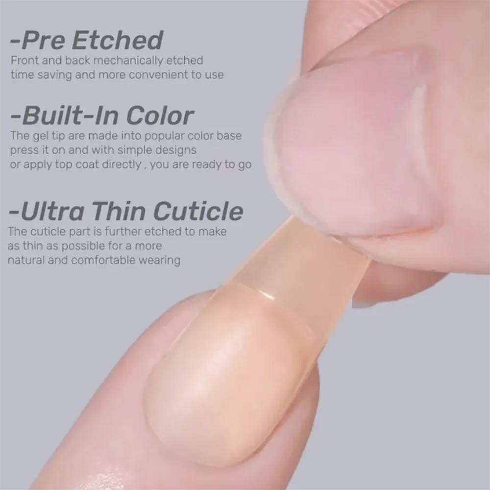 240pcs Upgraded Matte Colored Soft Gel press on Nail Tips Pre-shaped Full Cover Medium Almond False Nail for Nail Extension
