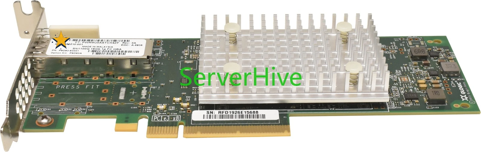 

Enterprise StoreFabric 853010-001 SN1100Q 16Gb 1-Port PCIe3 FC HBA LP