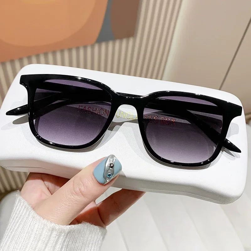 Fashion Myopia Sunglasses Square Style Male Sunglasses Female Driver\'s Ultraviolet Sun Glasses Diopter Finished Myopia Goggles