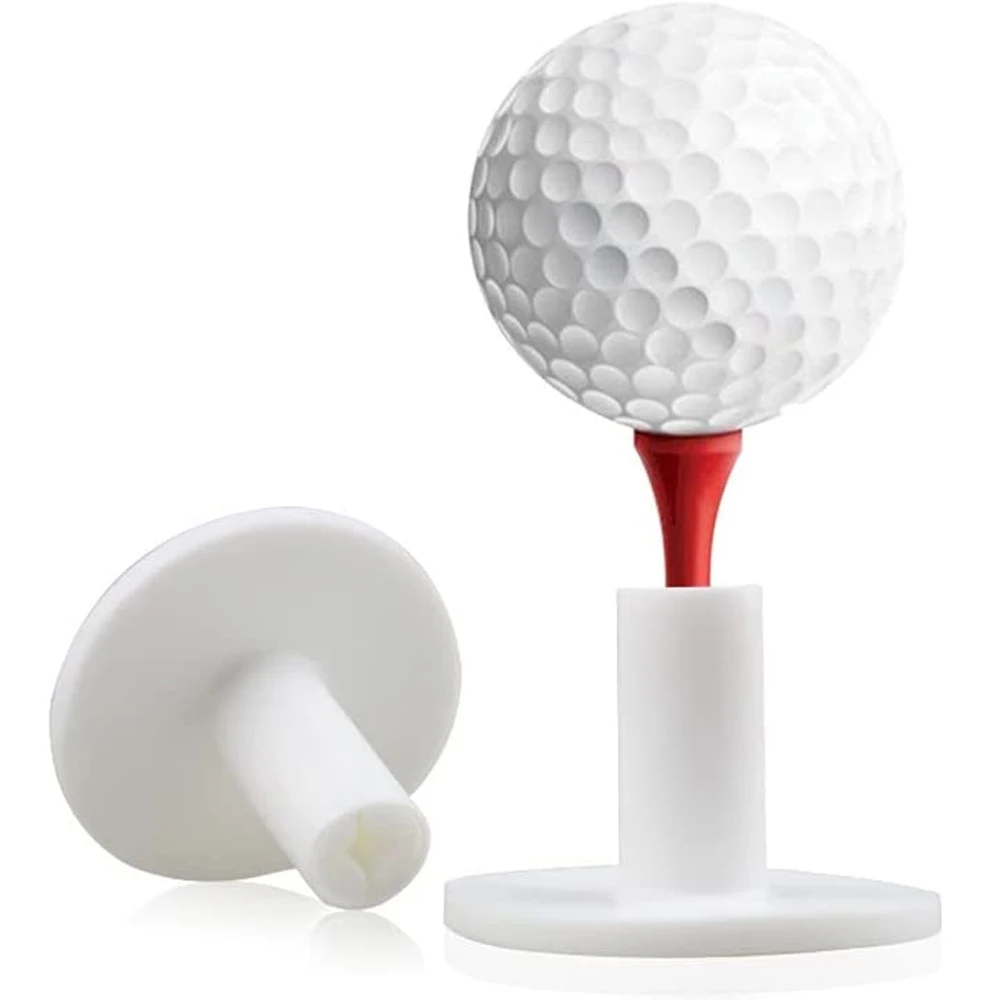 1Pcs 38mm Rubber Golf Tee Stability Tee Holder Golf Training Aid for Practice & Driving Range Mats