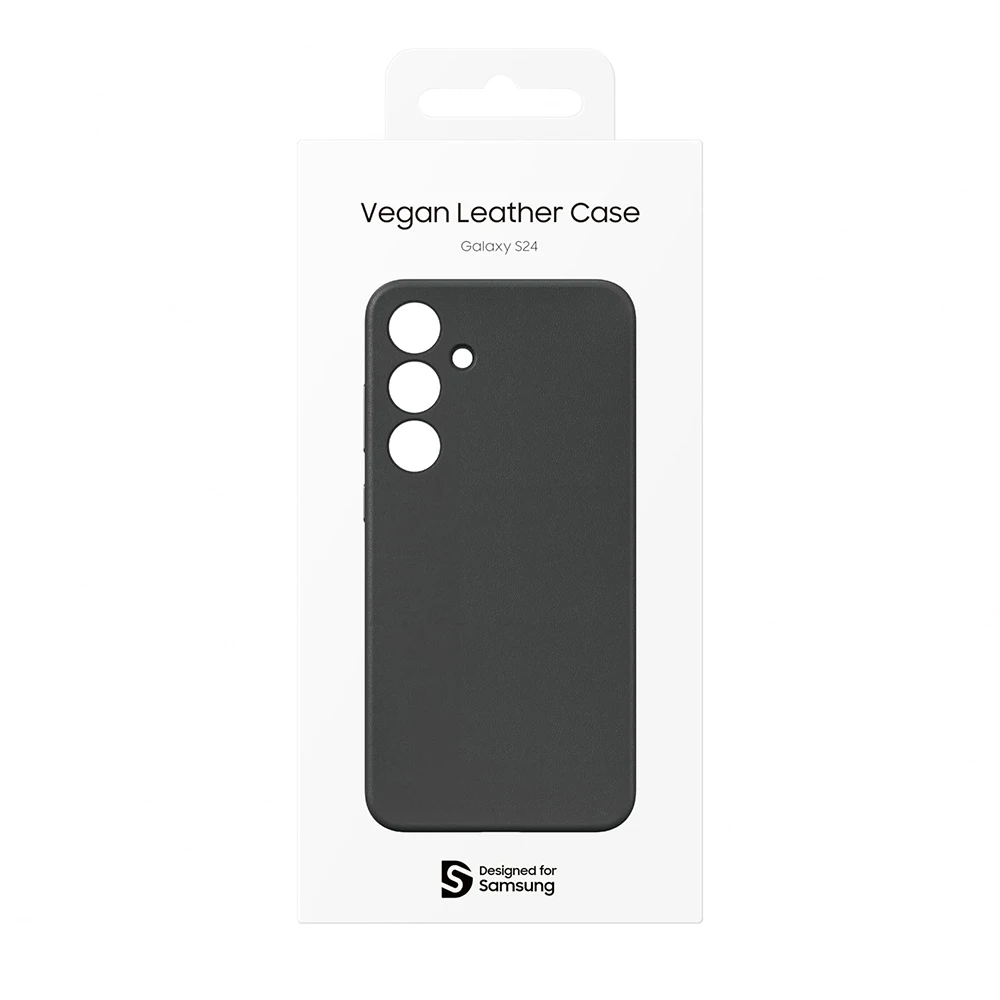 Custodia per smartphone originale in pelle vegana per Samsung Galaxy S24 S24+ S24 Plus Custodia per telefono in pelle dal design sottile