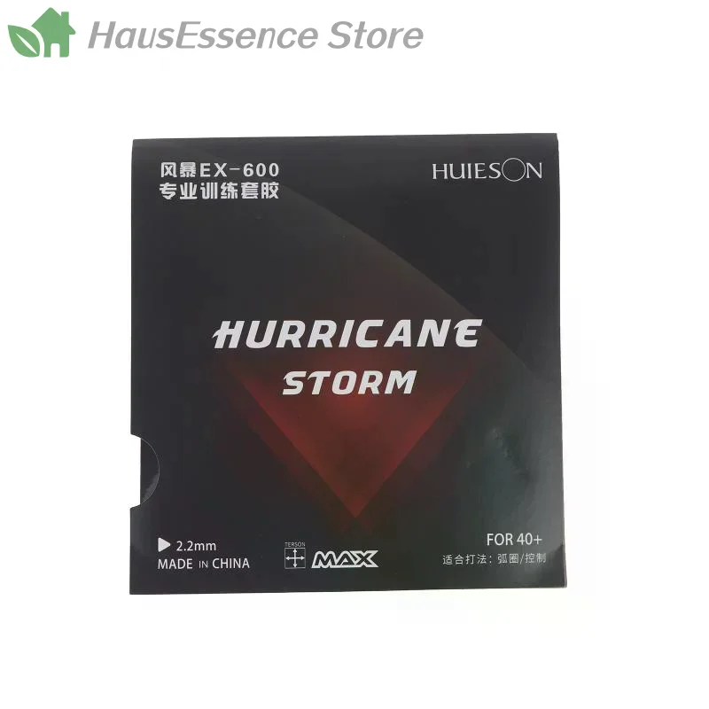 ※HUIESON Official Authorization Table Tennis Rubber HURRICANE-STORM EX-600 2.2MM Durable Ping Pong Rubber Loop &