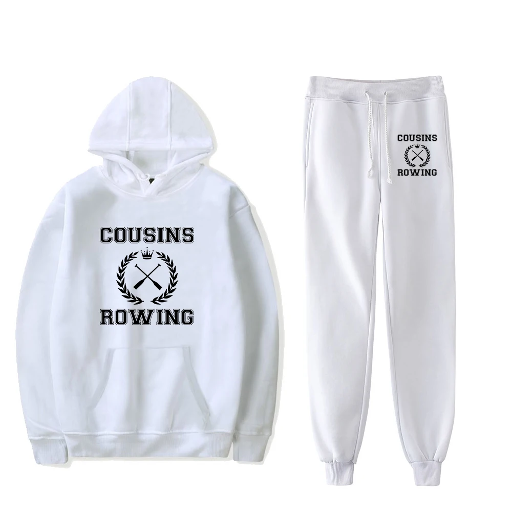 The Summer I Turned Pretty Season 2 Cousins Rowing Hoodie Jogger Pants Two Piece Set Sweatshirts+Sweatpants 2023 Men Women's Set