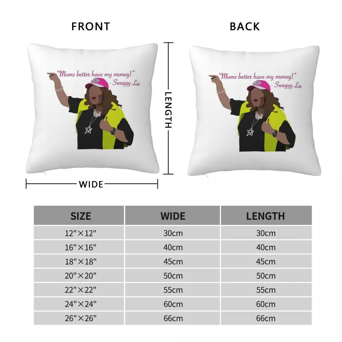 Dance Moms Swaggy Lee Square Pillowcase Polyester Linen Velvet Pattern Zip Decor Sofa Seater Cushion Cover 45x45