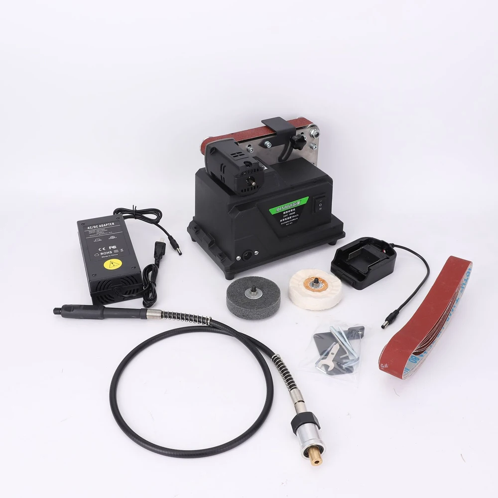 

Mini Multi-function Belt Sander Mini Electric Grinder DIY Polisher Home Woodworking Sanding Sharpening Special Tool