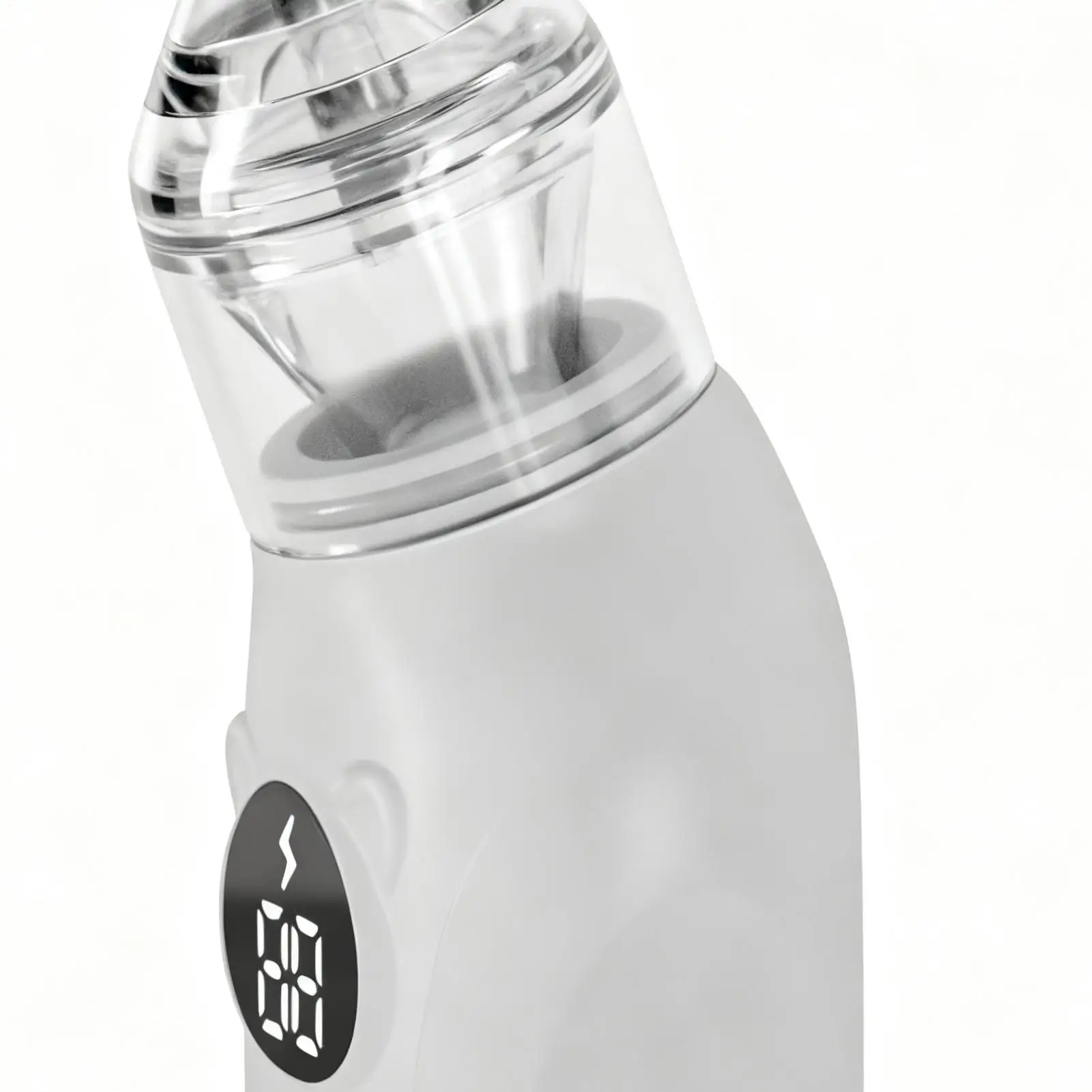 

Electric Nose Suction For Baby Rechargeable Booger Picker With Double Size Replacement Head Adjustable Suction Baby Nose Cleaner