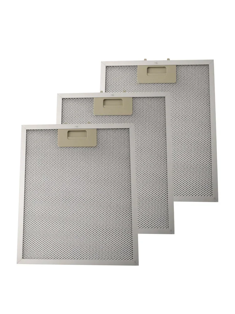 Filtro De Graxa De Malha De Metal Para Range Rover, Extrator De Cozinha, Filtro De Ventilação, 3Pcs