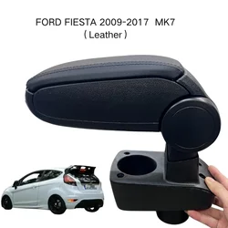 Armrest For FORD FIESTA 2009-2017  MK7  Leather Custom Fit Center Console Storage Box Vehicle Accessories Comfortable Driving